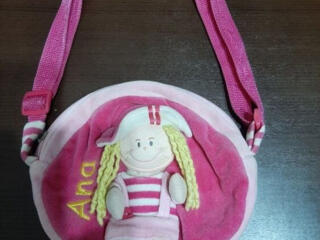 Сумочка- игрушка на молнии. Игрушка- гусеница развивающая, погремушка.