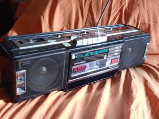 1980-e. Магнитола Panasonic Rx-fm40. 8/10. Made in Japan. Описание н