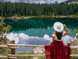 Продам картины по номерам 40*50 см