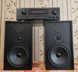 Продам в отличном мощный аудиофильный стерео комплект.