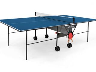Masa tenis Sponeta S1-13i, Interior, pliabila, cu fileu, albastru, 19m