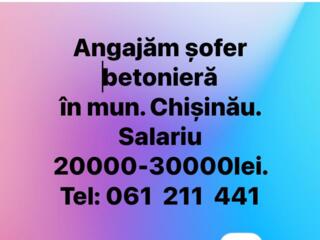 Angajăm șofer autobetonieră!