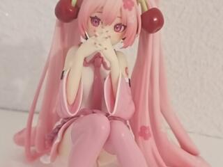 Аниме фигурки Хацуне Мику и Аянами Рей