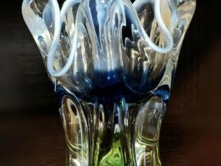 Винтажная ваза 1970г. Чехословакия Богемия