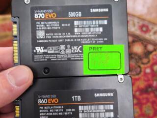 HDD 2tb 2.5 1200р. ssd samsung 500/1TB 1000/1600р.