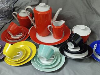 Винтажные- абсолютно новые чайно-кофейные сервизы 'Kahla'. ГДР, 1970-е