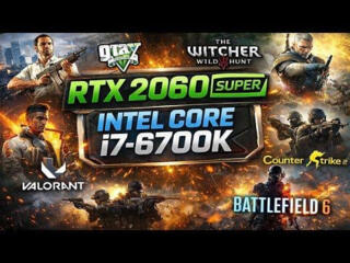 ИГРОВОЙ ПК: i7 6700(4.0Ghz)+16Gb+RTX 2060 Super+SSD 250+HDD 500+500watt