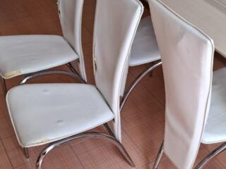 Стулья хромированные под замену обивки