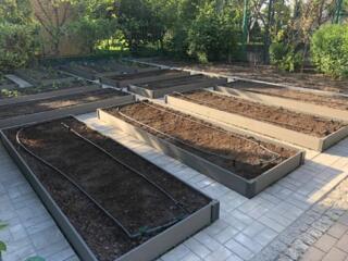 Устройство теплых грядок.