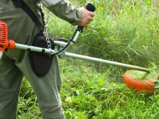 Покос травы.