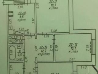 Продам 3-ех комнатную квартиру р-йон Борисовка 27000$