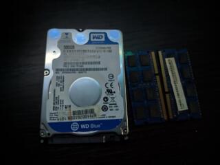 HDD 500 gb + 4 gb sodimm