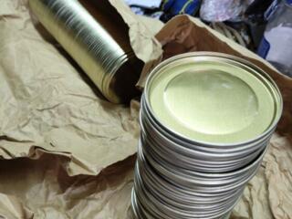 Продам крышки без резинки, закаточные.