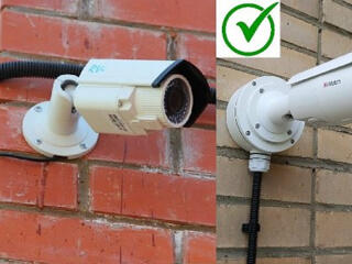 Установка видеонаблюдения