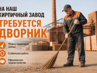 Требуется дворник на ТКЗ