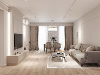 Chirie apartament cu vedere unică de la propria terasă spre Arcul de .