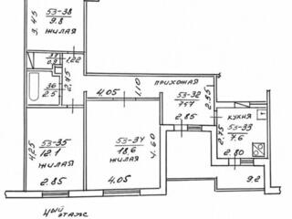Продам трёхкомнатную квартиру. Балка. 30-й