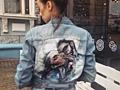 Уникальная джинсовая куртка с ручной росписью на заказ