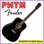 Акустическая гитара FENDER CD-60S Black в м. м. "РИТМ"