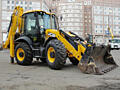 Услуги аренда колесного экскаватора - погрузчика JCB 3CX в Одессе.