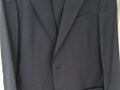 Новый серый костюм мужской 52-54, рост 1.90м, шерсть. Высокое качество