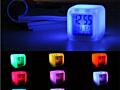 Электронные часы будильник с подсветкой LED Color Change