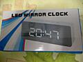 Часы с будильником, гигрометром и термометром Led Mirror Clock; ААА б.