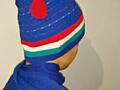 Спортивно-прогулочные шапочки с шарфиками (от 10 шт - по 10 руб)