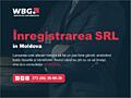 Înregistrarea companiilor în Moldova (SRL)