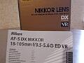 Nikkor AF- S DX 18- 105 f / 3.5 - 5.6 G ED VR - новый
