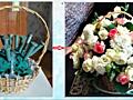 Корзина для цветов с губкой флористической для составления композиций