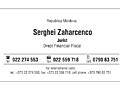 Serghei Zaharcenco Jurist Drept Financiar Fiscal