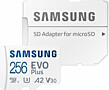 Samsung EVO Plus 256GB / MicroSD + SD adapter / MB-MC256KA