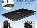 Защитный чехол для ноутбука MacBook Air 13 BLACK MATT / Прозрачный
