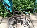Коляска-велосипед KinderKraft Aston бирюзовый в хорошем состоянии