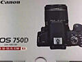 Зеркальный фотоаппарат Canon EOS 750D Kit, новый в коробке, запечатан