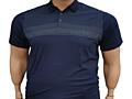 Tricou polo de vara din material natural subtire cu manseta in partea