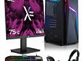 PC AMD Ryzen 5 5600G Volt with AMD VEGA Graphics Desktop Monitor Packa