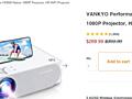 VANKYO Performance V630W Native 1080P Projector, HD WiFi Projector pro