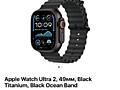 Apple Watch Ultra 2 black 2024, черный Ocean Band