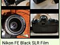 Nikon FE Black SLR Film Camera ai-s 35-70mm f3.3-4.5 (Japan)