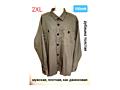Рубашка. Толстая ткань, как джинса. 2XL