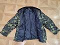 Куртка камуфлированная теплая с меховым воротником