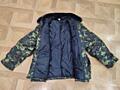 Куртка камуфлированная теплая с меховым воротником