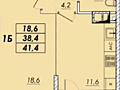Продам квартиру 41.4 кв. м., 7/16, новый дом, жк Прохоровский Квартал.