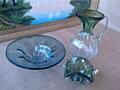Sticlă artistică, Scrumieră, Tigaie / Львовское Стекло, Пепельница,