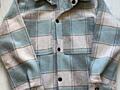 Тёплая рубашка в клетку на 7-8 лет.