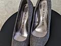 Туфли, серебряные George, размер 38