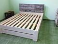 Кровать на мощном каркасе из натурального дерева! Рассрочка!
