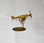 Бронзовая модель легендарного самолета истребителя Spitfire.